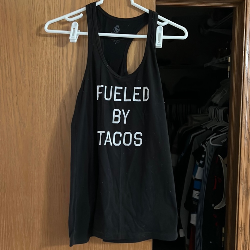 “Fueled By Tacos” Tank - Size M